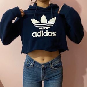 adidas cropped sweater